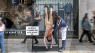 PETA Anti-Leather Display