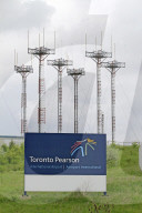 Airplanes Taxi For Departure From Toronto Pearson International Airport In Mississauga