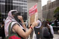 Protesters Rally Outside Federal Court Hearing In Solidarity With Detained Columbia University Student Yunseo Chung