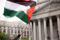 Protesters Rally Outside Federal Court Hearing In Solidarity With Detained Columbia University Student Yunseo Chung