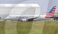 Airplanes Taxi For Departure From Toronto Pearson International Airport In Mississauga