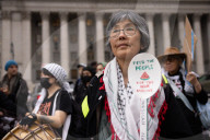 Protesters Rally Outside Federal Court Hearing In Solidarity With Detained Columbia University Student Yunseo Chung