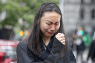 Protesters Rally Outside Federal Court Hearing In Solidarity With Detained Columbia University Student Yunseo Chung