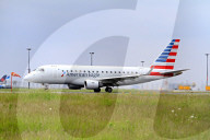 Airplanes Taxi For Departure From Toronto Pearson International Airport In Mississauga