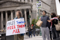 Protesters Rally Outside Federal Court Hearing In Solidarity With Detained Columbia University Student Yunseo Chung
