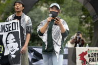 Protesters Rally Outside Federal Court Hearing In Solidarity With Detained Columbia University Student Yunseo Chung