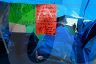 Teachers Continue The Sit-In Waiting For A Resolution To Their Demands