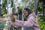 TikTok Live Streamers Perform Live Music In Indonesia
