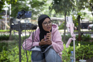 TikTok Live Streamers Perform Live Music In Indonesia