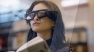 AR glasses give book pages sound and vision