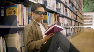 AR glasses give book pages sound and vision