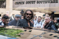 Russell Brand At Southwark Crown Court In London