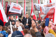Karol Nawrocki Election Rally In Katowice, Poland