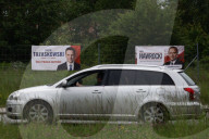 Posters Ahead Of The Polish Presidential Election