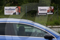 Posters Ahead Of The Polish Presidential Election