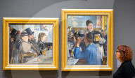 Manet paintings reunited exhibition at the National Portrait Gallery, London, UK