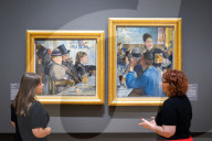 Manet paintings reunited exhibition at the National Portrait Gallery, London, UK