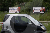 Posters Ahead Of The Polish Presidential Election