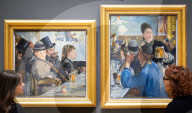 Manet paintings reunited exhibition at the National Portrait Gallery, London, UK