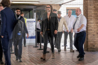 Russell Brand Southwark Crown Court in London, UK.