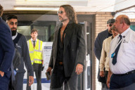 Russell Brand Southwark Crown Court in London, UK.