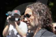 Russell Brand Southwark Crown Court in London, UK.