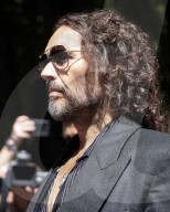 Russell Brand Southwark Crown Court in London, UK.
