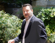 The Minister of infrastructures and transport, Matteo Salvini in Messina