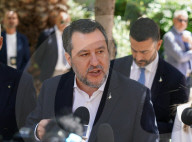 The Minister of infrastructures and transport, Matteo Salvini in Messina