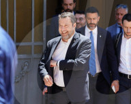 The Minister of infrastructures and transport, Matteo Salvini in Messina