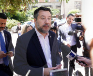 The Minister of infrastructures and transport, Matteo Salvini in Messina