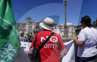 The Minister of infrastructures and transport, Matteo Salvini in Messina