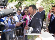 The Minister of infrastructures and transport, Matteo Salvini in Messina