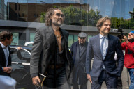 Russell Brand Attends Southwark Crown Court For Plea Hearing
