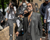 Russell Brand Leaves Southwark Crown Court