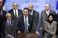 NY: Members Of The Arab Group UN Press Conference On Palestine