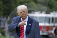President Trump Departs White House For Pennsylvania