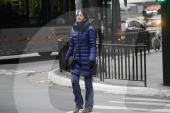Pedestrians Face A Freezing Day On Paulista Avenue In São Paulo