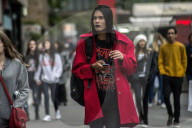 Pedestrians Face A Freezing Day On Paulista Avenue In São Paulo