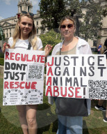 Protest after 37 dead dogs found at 'Save A Paw UK' so-called rescue center