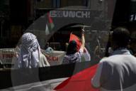 Protest Against Electronic Brunch In Nou Barris, Barcelona, Linked To Pro-Israeli Fund