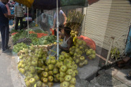 India Economy Roadside Seller