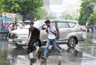Monsoon Rain In Kolkata , India
