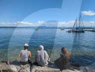 A Warm Spring Day By The Lake