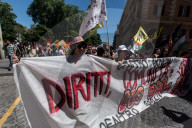 National Demonstration In Rome 