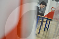 Poles Vote In Presidential Election