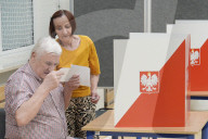 Poles Vote In Presidential Elections