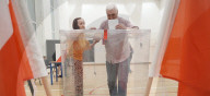 Poles Vote In Presidential Elections