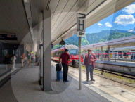 Train Arrivals At Garmisch-Partenkirchen Station