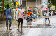 Waterlogged Streets In India